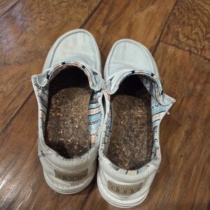 Kids Slip-On Shoes with Patterned Interior